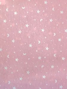 Rosado Lunas y Estrellas